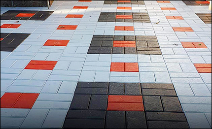 interlocking pavement tiles